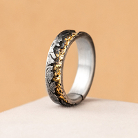 Rings for Men TOMYE J22T024 Unique Design Gold Grey Color Fashion Casual Copper Adjustable Finger Open Boy Jewelry Party Gifts