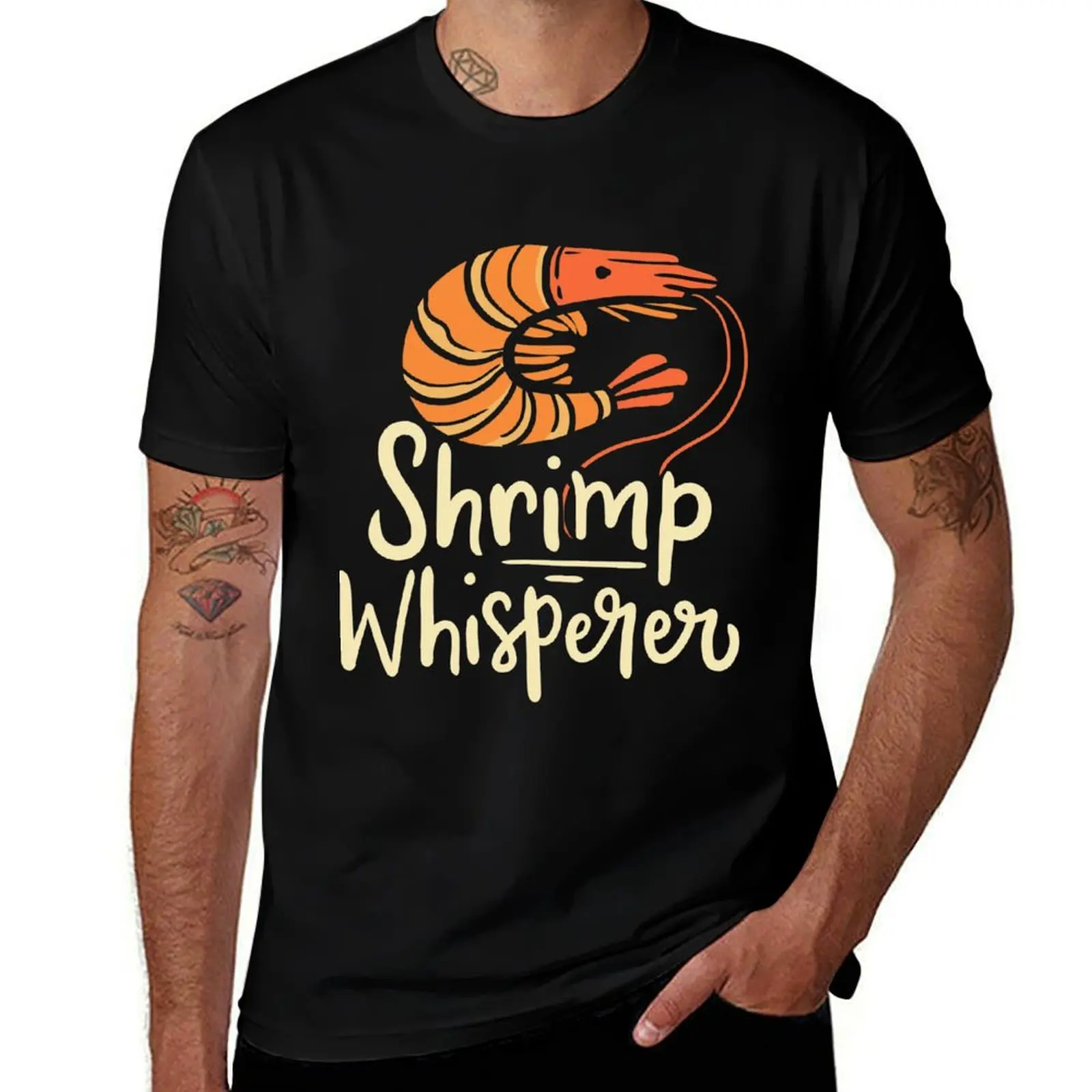 

Shrimp Seafood Shrimping T-Shirt t shirts for man cotton soft t shirt man casual man t shirt luxury T-shirt