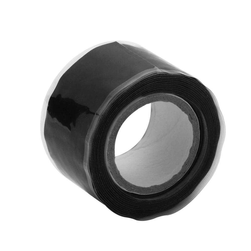 

2 Rolls Adhesive Silicone Tape High Temperature Resistance Tape High Temp Resistance Waterproof Insulation Sealing For Wire