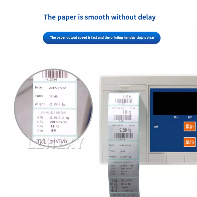 Counting Scales Electronic Scales Precision 1-3T Label Printing Scale 0.5g  Industrial Weighing Scales Digital Balance Scale