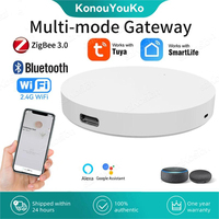 Tuya Zigbee Bluetooth Gateway Wireless BLE-Mesh Hub Smart Home Bridge Smart Life App Remote Control Work with Alexa Google