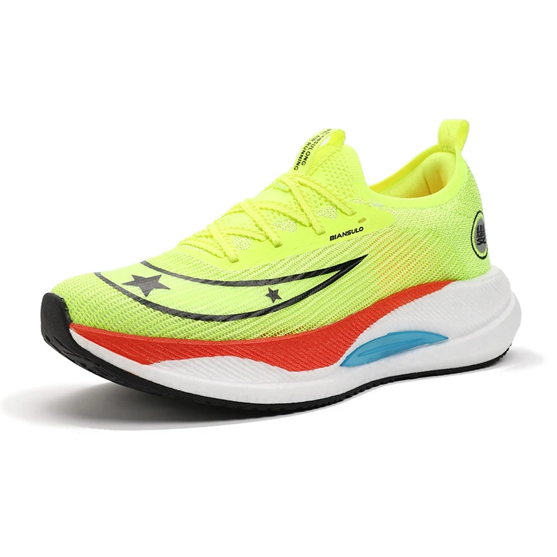 Nieuwe herfst herenschoenen 2025 - ademende hardloopschoenen van mesh, gedempte koolstofplaat snelheidstraining, antislip duurzame wandelschoenen