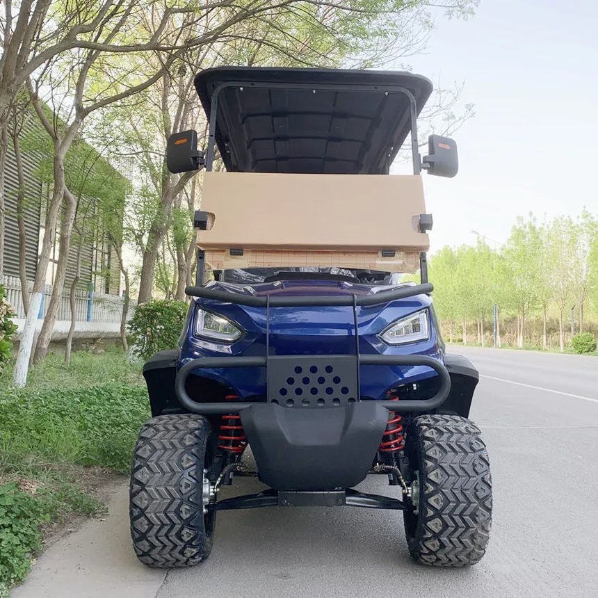 Carrello da golf elettrico partner esclusivo USA a 4 posti Batteria al litio 60V / Frigorifero Scooter da golf