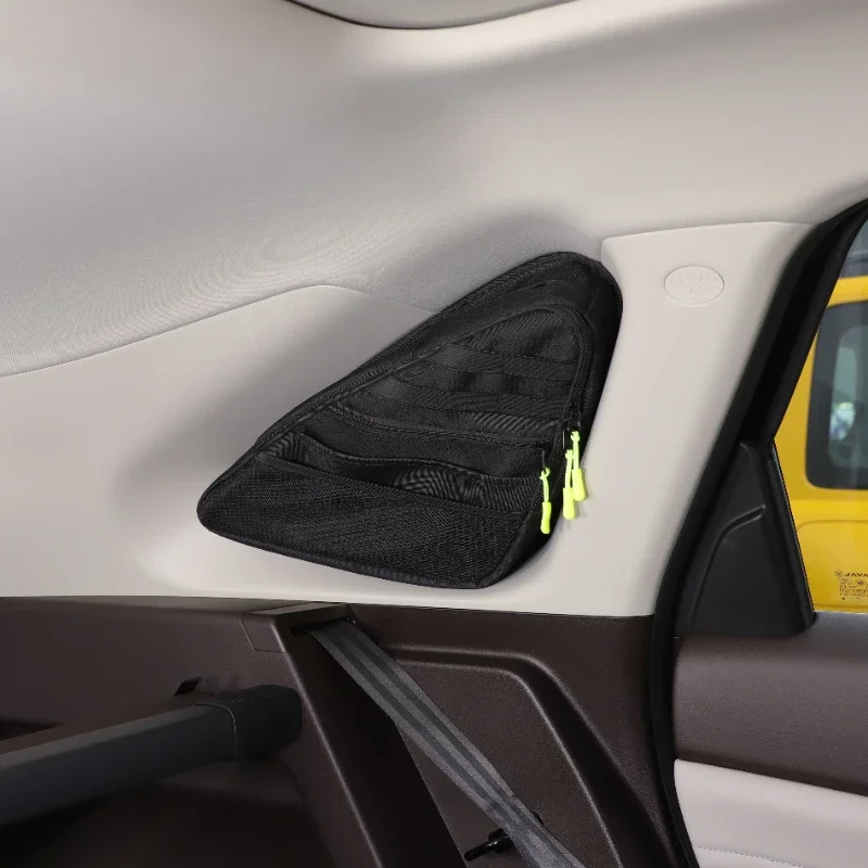 

For Haval Xiaolong A07 2023-2025 Oxford Cloth Black Car Trunk Side Window Storage Bag Cargo Tools Tidying Package Accessories