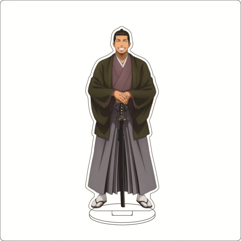 جينتاما يوروزويا أنيمي جين تشان الشكل تأثيري لوحة مكتب الديكور المشجعين زخارف مكتب لوحة HD الاكريليك حامل الهدايا الدائمة 15 سنتيمتر #2