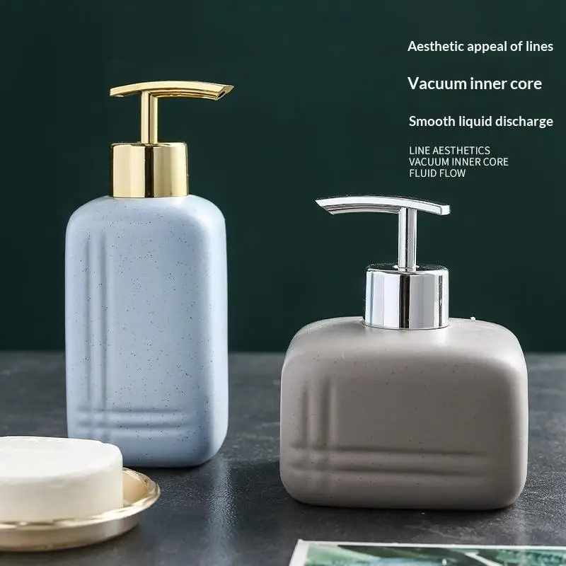 28-Zahn Gold-Silber Seifenspenderpumpe Handshampoo-Flaschenpumpe Badezimmer-Druckkopf Lotionspumpe Flüssigseifenzubehör – Detail 2