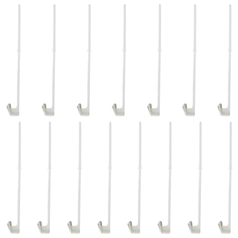 

15 Pcs Vehicles Window Flag Pole Flagpole Stand Holder Removable Car Banner Cat Mount White Flags