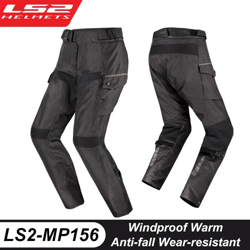 

Original LS2 TRAVEL Motorcycle MP156 Winter Warm Waterproof Windproof Rally Pants Men Women Anti-fall Motocross Cycling Jacket