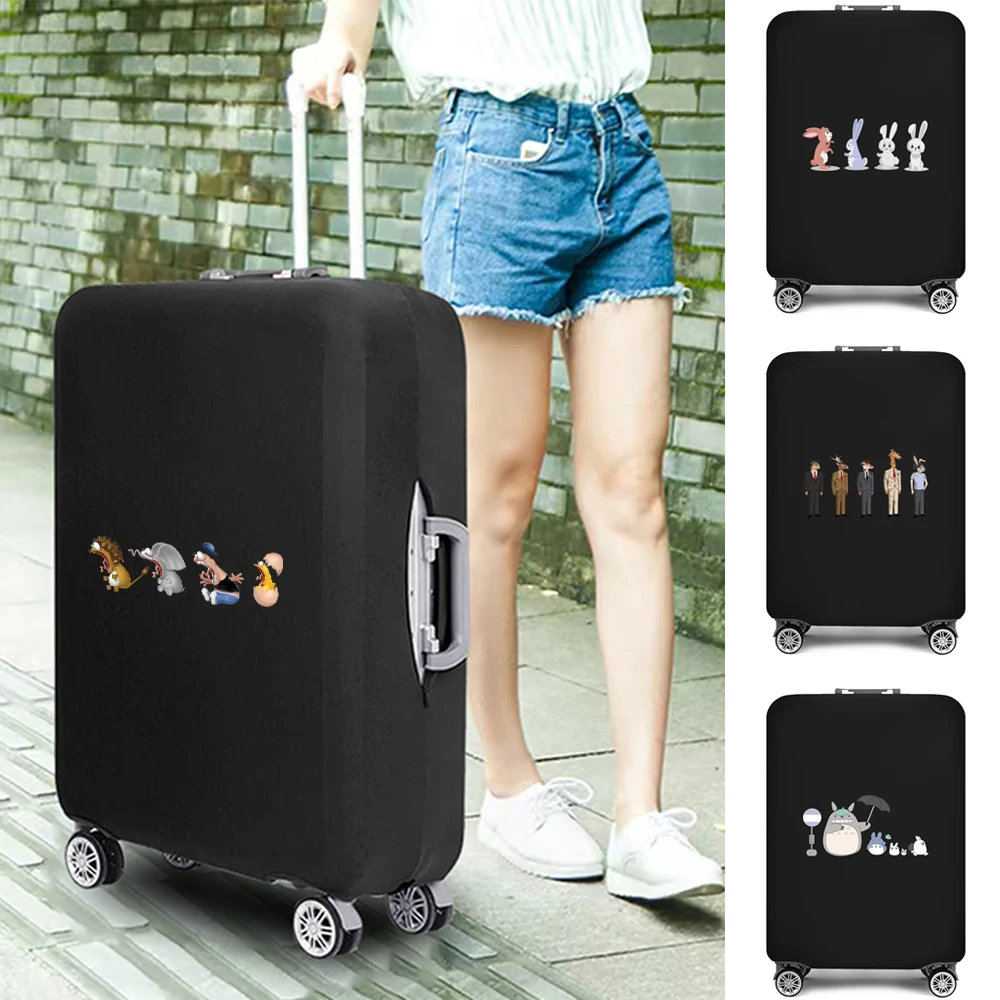 

Luggage Protective Cover Elastic Dust Cover Cartoon Printed for 18-28 Inch Bag Suitcase Covers Trolley Cover Travel Accessories