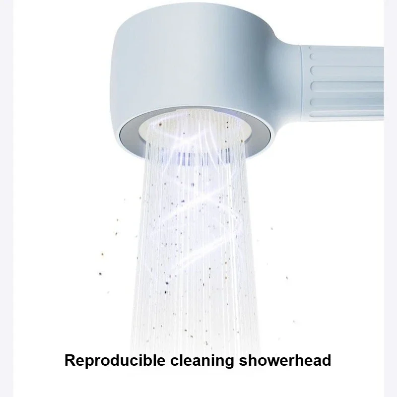 

Air pressurized cloud soft backwash pressurized shower waterproof descaling dense double outlet