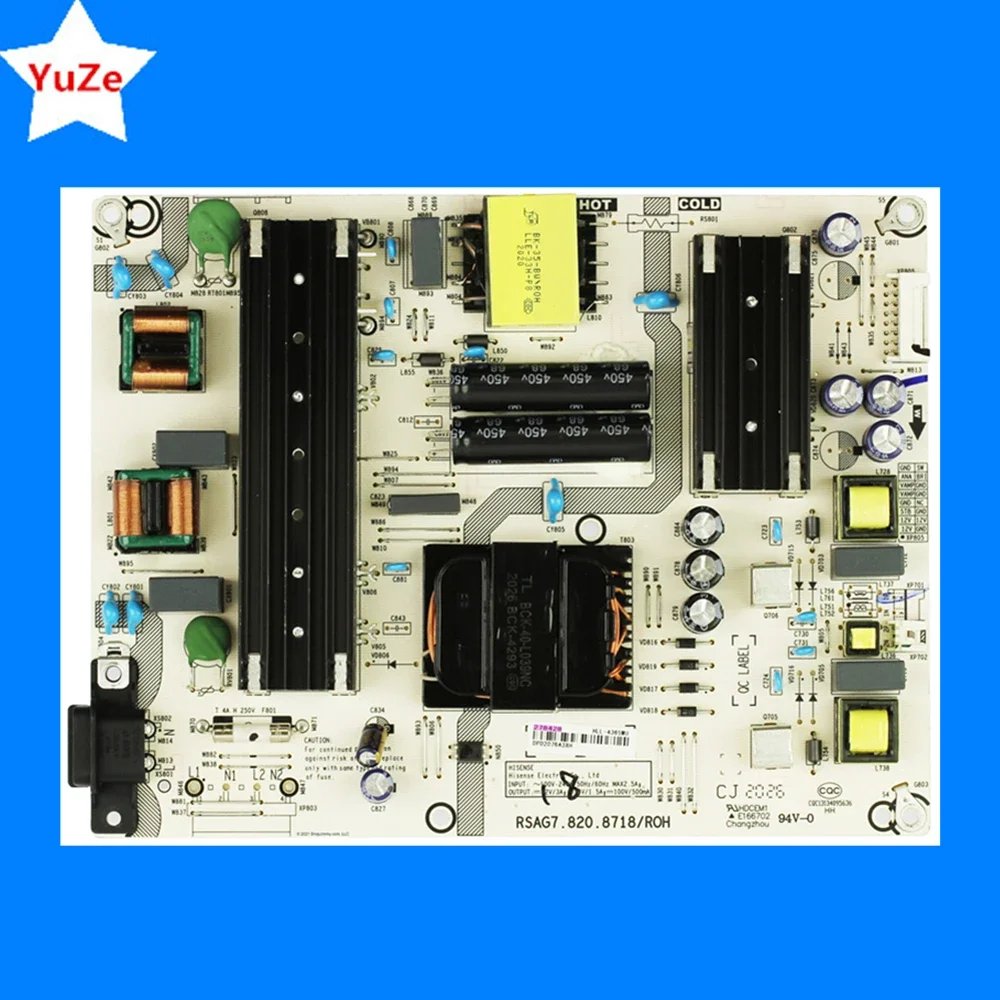 RSAG7.820.8718 278428 Power Supply Board for 65'' 65 inch 65R6E4 65R6G 65R6E3 65H6570G 65S425 65A7100F TV RSAG7.820.8718/ROH