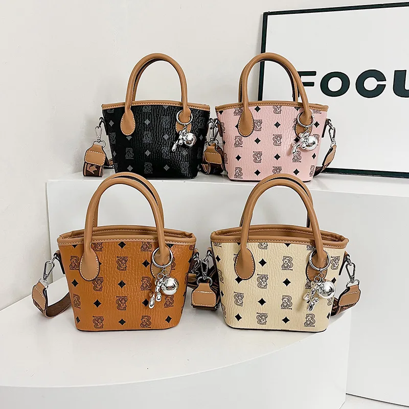 

2025 модная сумка через плечо с ведром, женская шикарная сумка-тоут, универсальная сумка через плечо для повседневной повседневной одежды