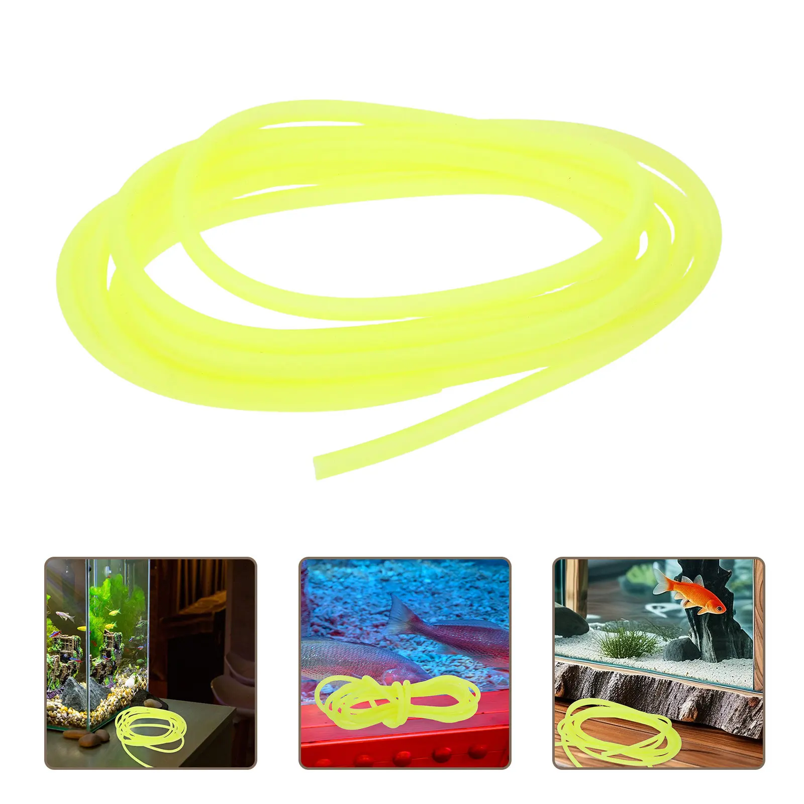 Tuyau flexible en PVC pour oxygénation d'aquarium, tube épaissi pour pompe, accessoires pour aquarium, tuyau flexible en PVC