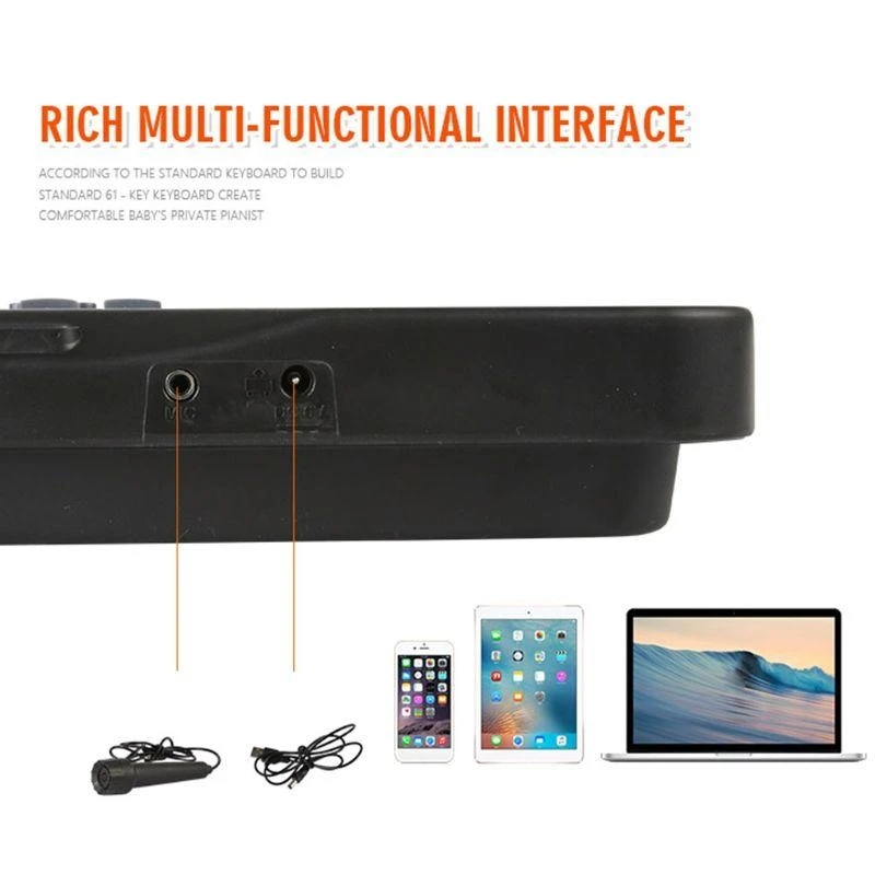 61 Keys Digital Music Electronic Keyboard for Key Board Electric Piano Mift #2