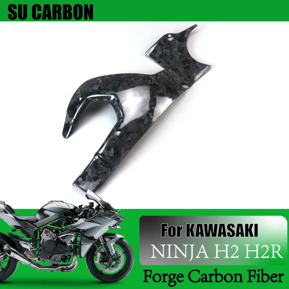 

100% Real Carbon Fiber Forging pattern For Kawasaki NINJA H2 H2R 2015-2023 Accessories Swingarm Covers
