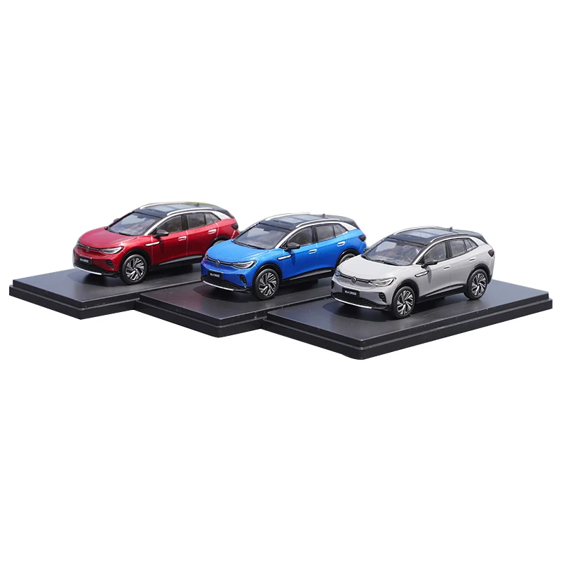 Diecast 1:43 Scale ID.4 CROZZ ID4 SUV Car Model Metal Toy Vehicle for Adult Collection Display Gift Souvenir