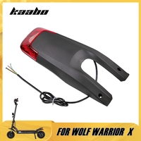 Original ZL10 Rear Mudguard With Tail Light for KAABO WOLF WARRIOR X PRO PLUS 10 10-Inch Electric Scooter Rear LED Lamp Fender