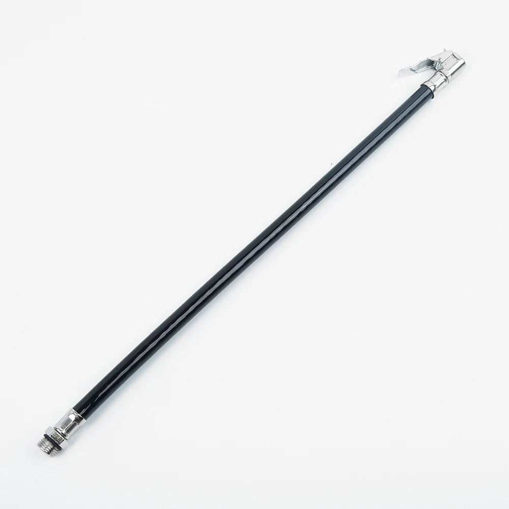 

Black Car Inflator Hose Clip Chuck Fitting Pressure Meter Rubber Spare Parts Truck Air Tire Automobile Lock on