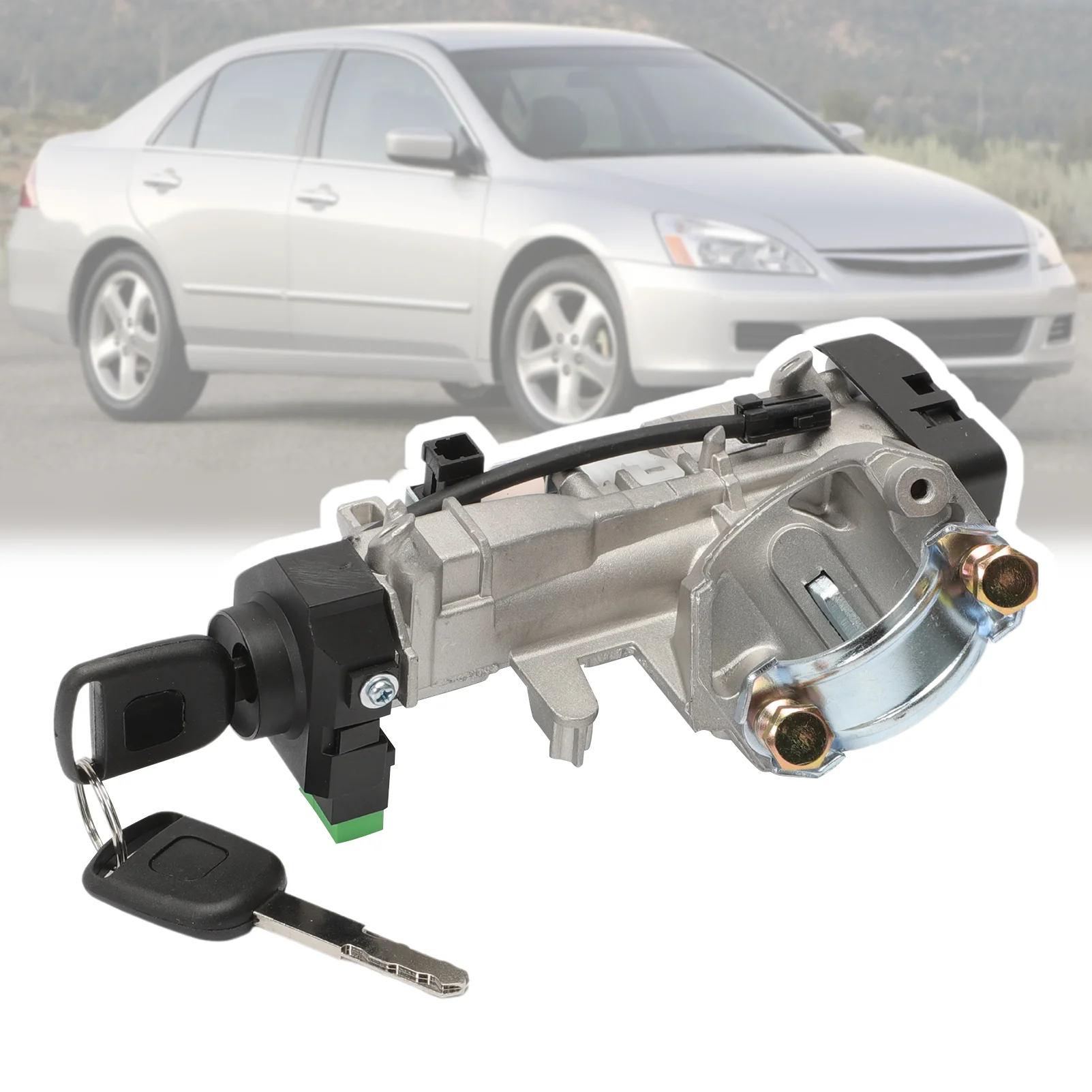 

Ignition Switch Lock Cylinder with 2 Keys Assembly Compatible with Accord CR-V 2005 2006 2007 06350-SAA-G30 35100-SDA-A71