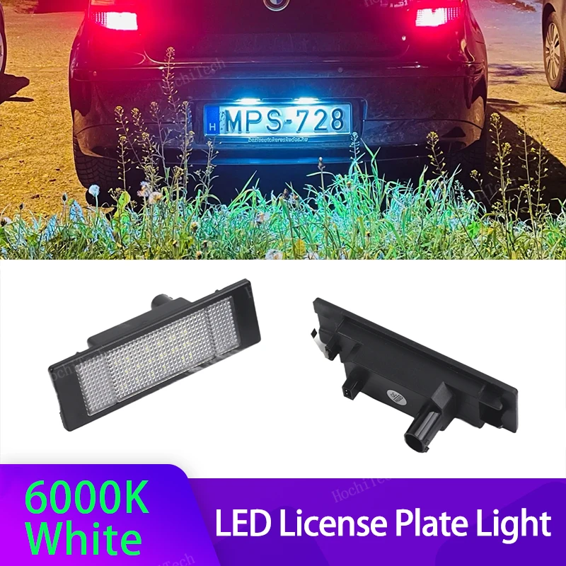 2x Number License Plate Light for BMW E81 E87 F21 E63 E64 F06 F12 F13 M6 Z4 E85 E86 E89 Mini Cooper Clubman Countryman