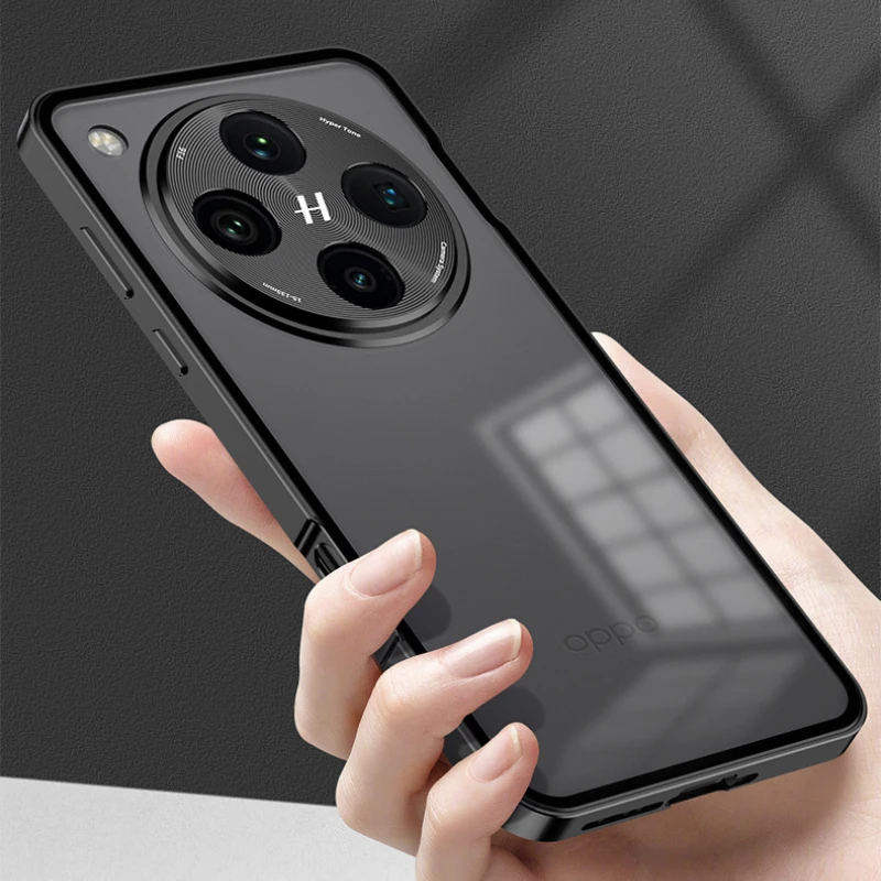 For Oppo Find X8 Pro Magnetic Glass Phone Case Matte Frosted Metal Protective Sleeve for OPPO FindX8 FIND X8Pro Cover Shell