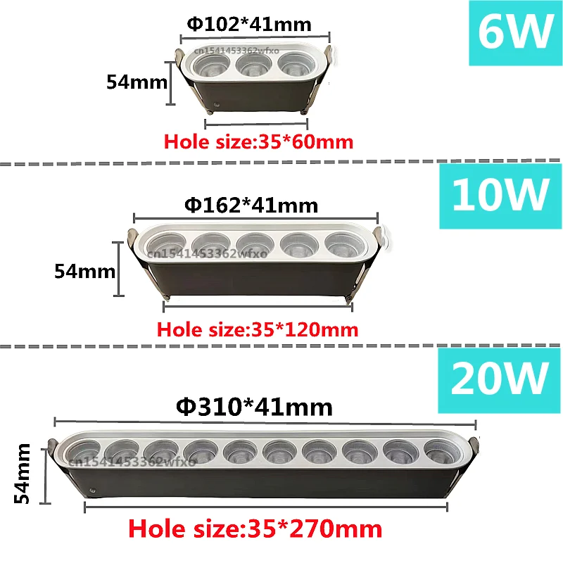 Imagem -06 - Mini Dimmable Anti-glare Cob Spotlight Luz de Teto Led Lâmpada de Iluminação Interior Sala e Cozinha 6w 10w 20w Ac110v220v