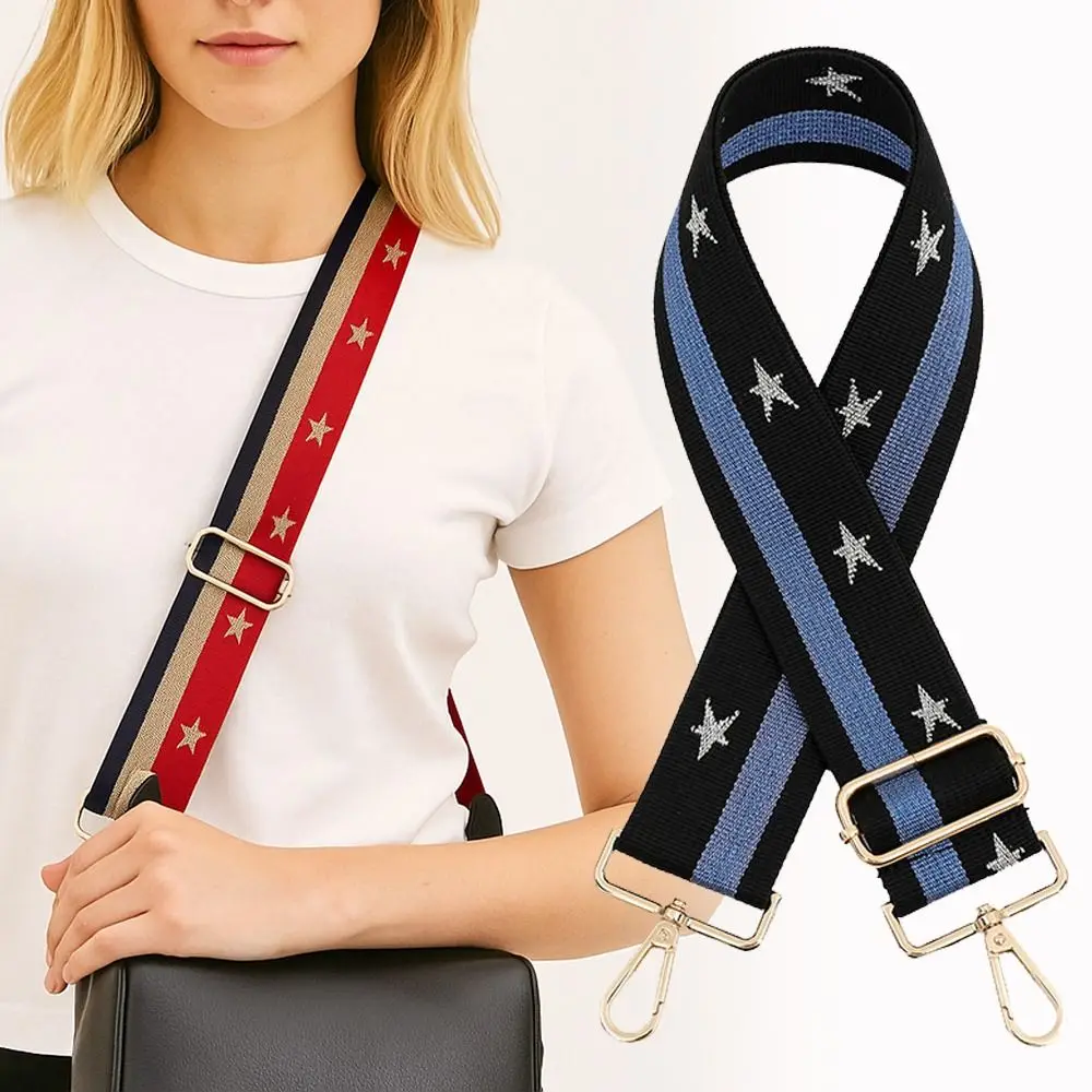Sangle de sac à bandoulière en Nylon, ceintures de sac à bandoulière réglables détachables, motif diamant, sangle de remplacement pour sacs de messager