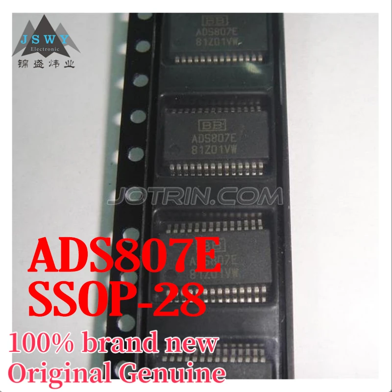 

(3/30pcs) ADS807E ADS807 SSOP28 Analog-to-Digital Converter Chip IC Genuine Stock Large Inventory Free Shipping