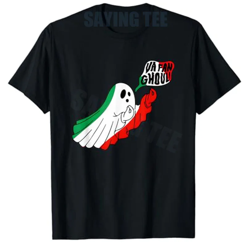 

Va Fan Ghoul for Men Women Italian Funny Halloween Ghost IT T-Shirt Humor Y2k Gothic Art Graphic Outfit Saying Tee Novelty Gift