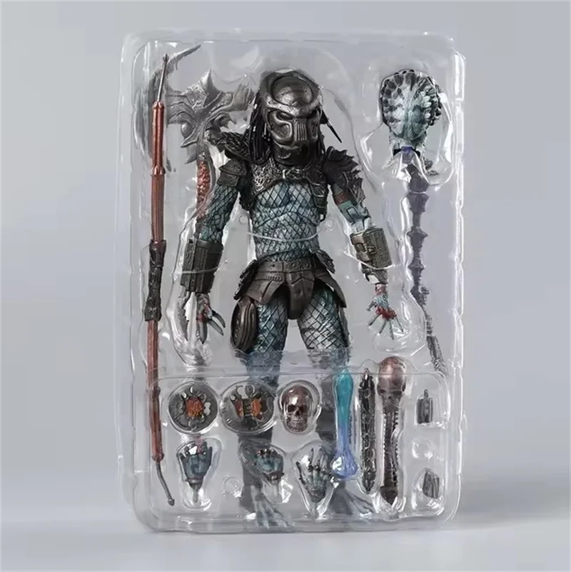 NECA Alien vs. Predator 2 Ultimate Warrior Predator Actionfigur Grid Warrior Xenomorph Alien Figur Sammlermodell Spielzeug Geschenk – Detail 2