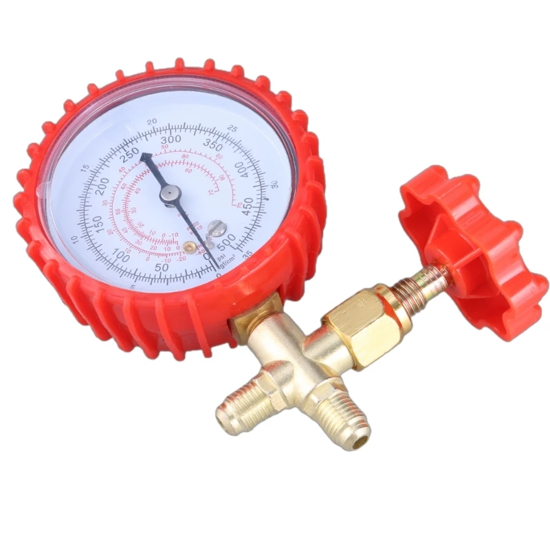 Upgraded Pressure Gauge set Manifolds Gauge Convenient Too for R22/R134/R404