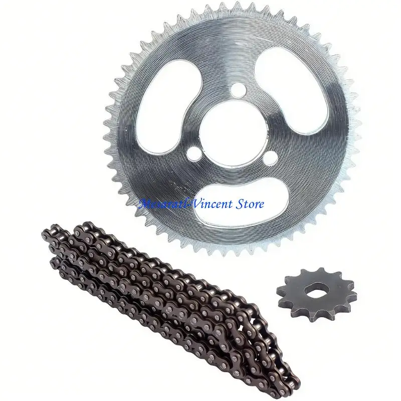 A70F Strong Chain And Gear Set For Cart Automobiles 55T Rear 12T Front 146 Associations