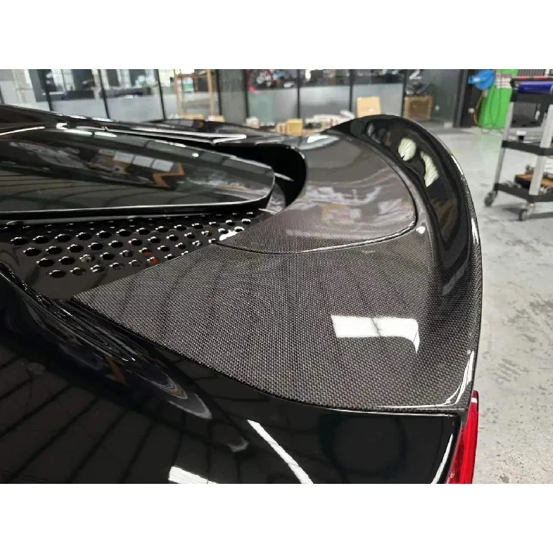 Premium Dry Carbon Fiber Sport Bodykit Rear Lip Trunk Wing Spoiler Bumper Accessories Weatherproof Easy Installation For Univers
