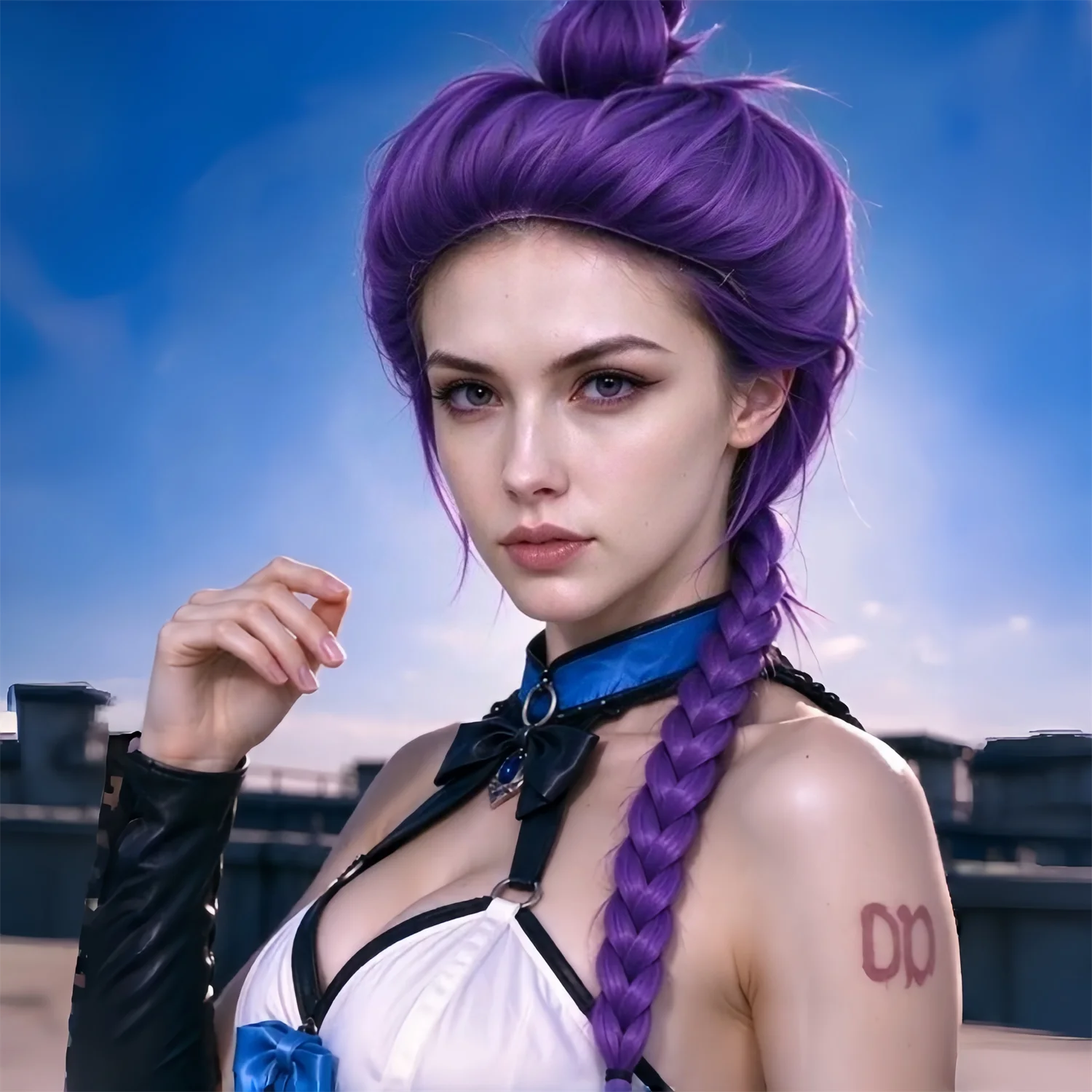 Purple Braided Wig Long 30 Inch Heat Resistant Synthetic Wig For Women Cosplay Party, Wigs for cosplay, Costumes wigs