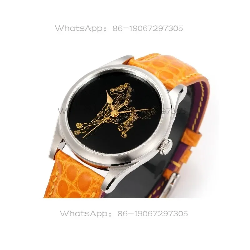 Year of The Horse Zodiac Mechanical Watch, Light Luxury Business Men's Mechanical Watch