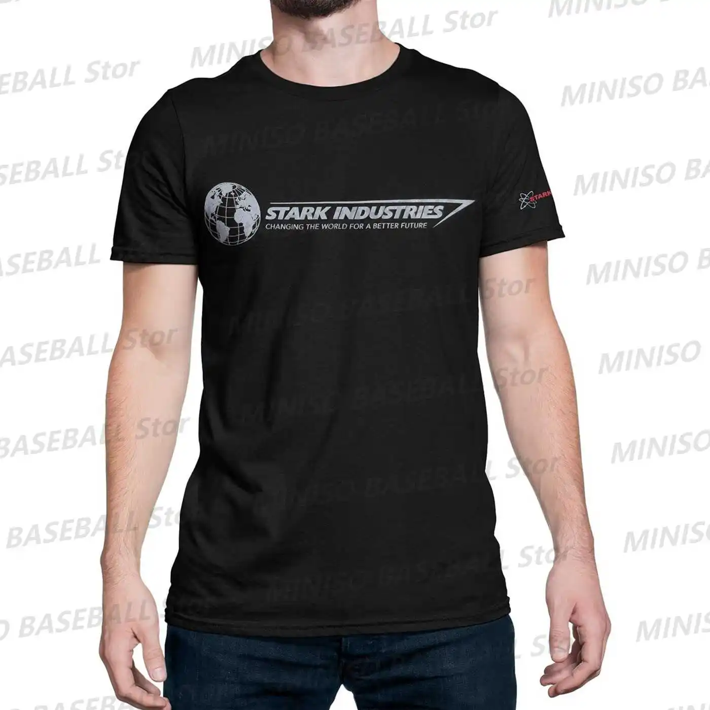 Повседневная летняя футбольная рубашка с 3D принтом Marvel Iron Man и персонажами Тора