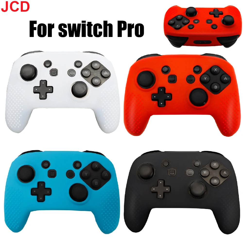 JCD 1pcs Soft Silicone Cover Anti-fall Shell Anti-slip Protective Skin Case For Switch Pro Controller Game Joystick Accessories