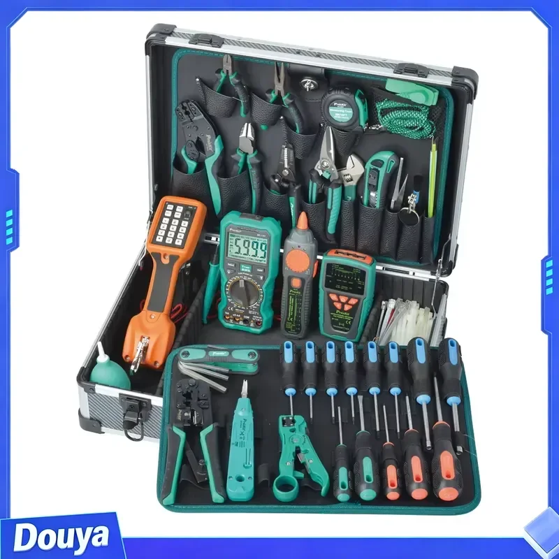 Proskit PK-1938M5 Series Professional Network Computer Tool Set for Network Erection Rail Transit Monitoring System