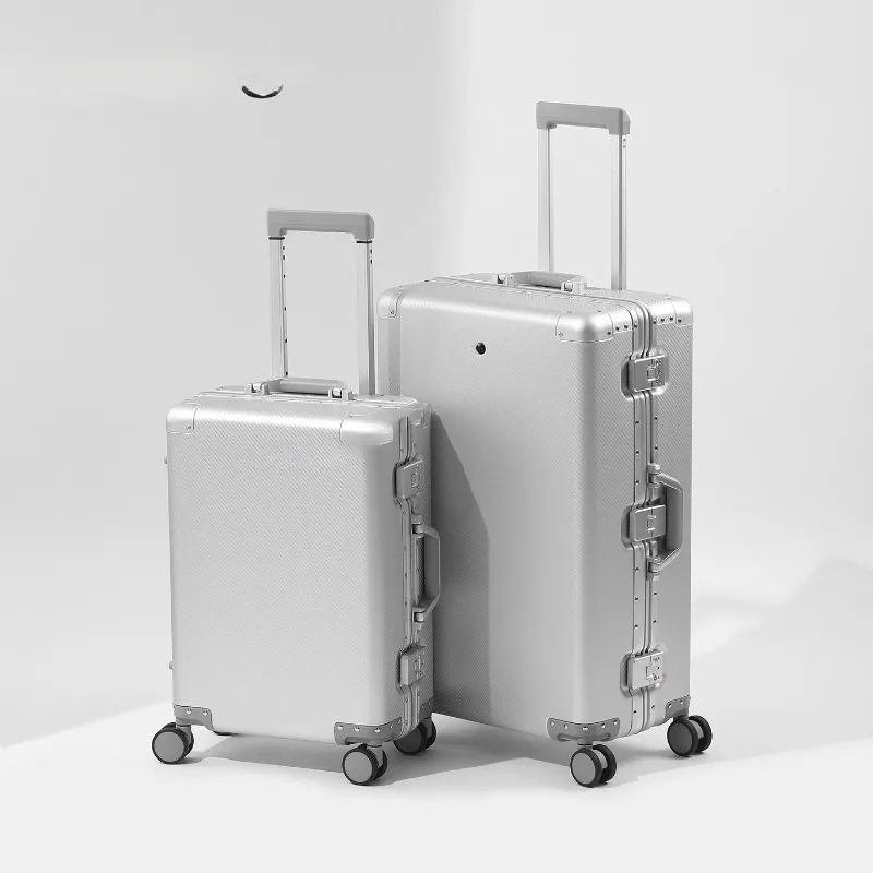 

Magnesium alloy suitcase women's aluminum frame 26-inch checked 20-inch boarding
