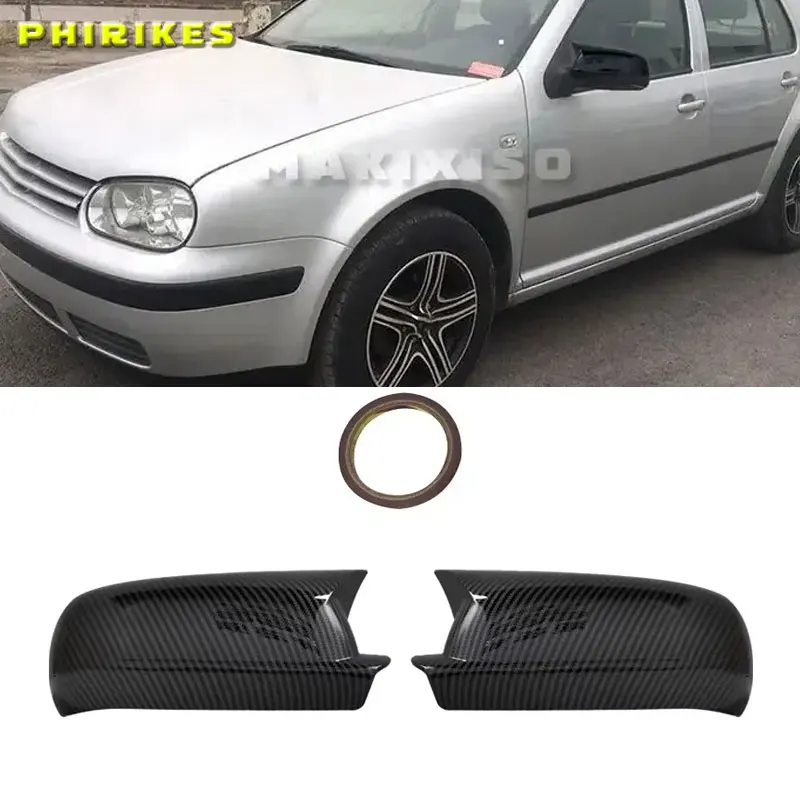 

For Volkswagen VW Golf 4 IV MK4 GTI R 1998-2002 Bora Jetta Passat B5 Side Wing Rearview Mirror Cover