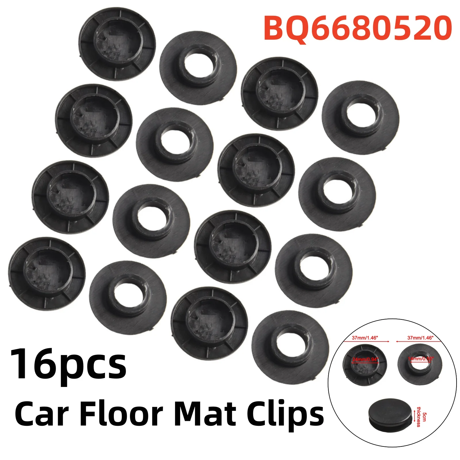 

16PCS Car Carpet Buckle Foot Mat Buckle Clip T37 BQ6680520 For Mercedes For Benz Car Carpet Fixing Clips Car Floor Mat Clips