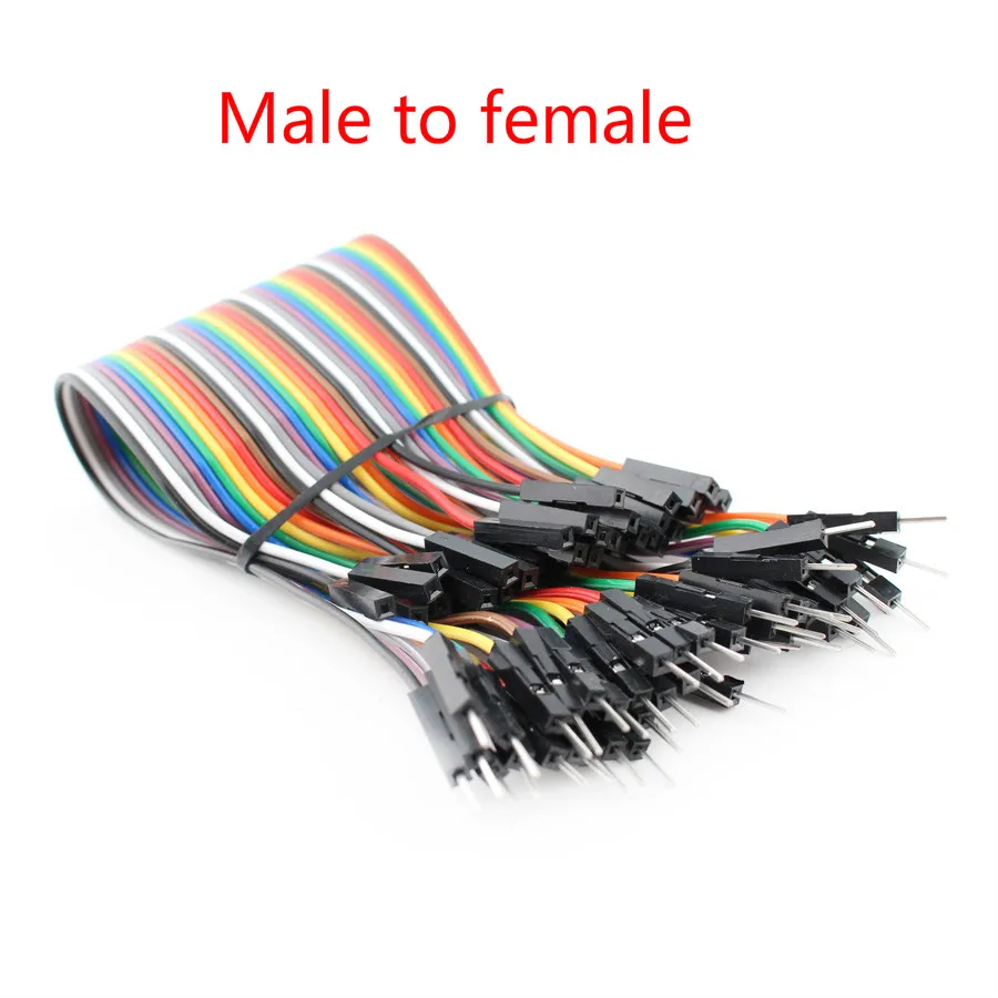 Breadboard Jumper Wire Dupont Cable 40pin cable male to male + female to female 10cm 20cm for arduino electronic diy