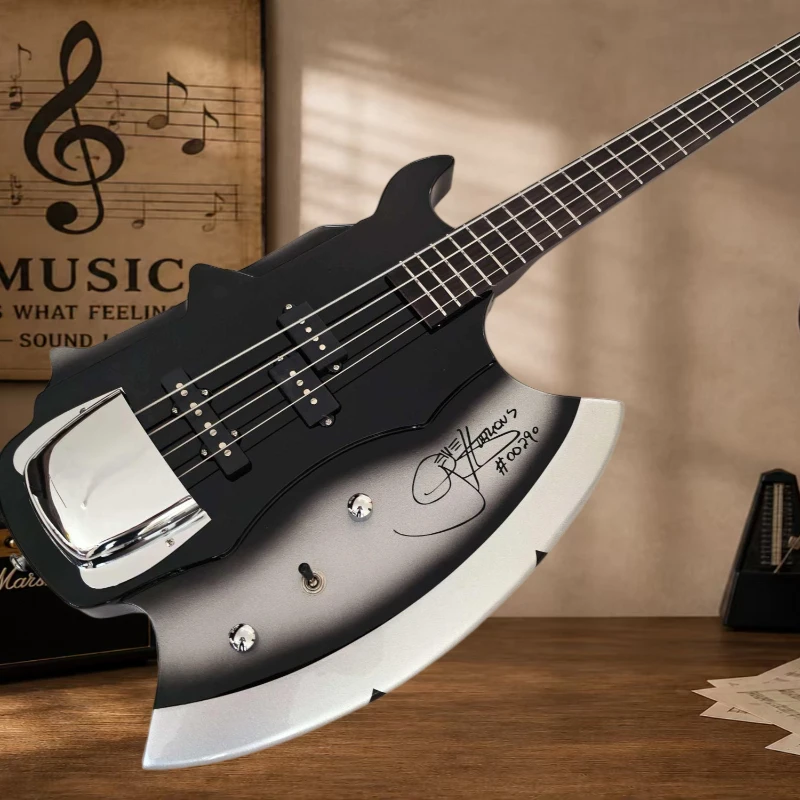 Paul Gray Signature Axe Guitar Single Coil Pickup Aggressive Punchy Tone Heavy Metal Stage Rock Band Collectible Free Shipping