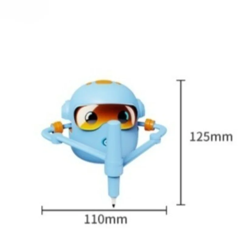 新しいインテリジェントペイントロボットセット子供の啓蒙玩具パズルペイント早期教育マシン男の子と女の子へのギフト