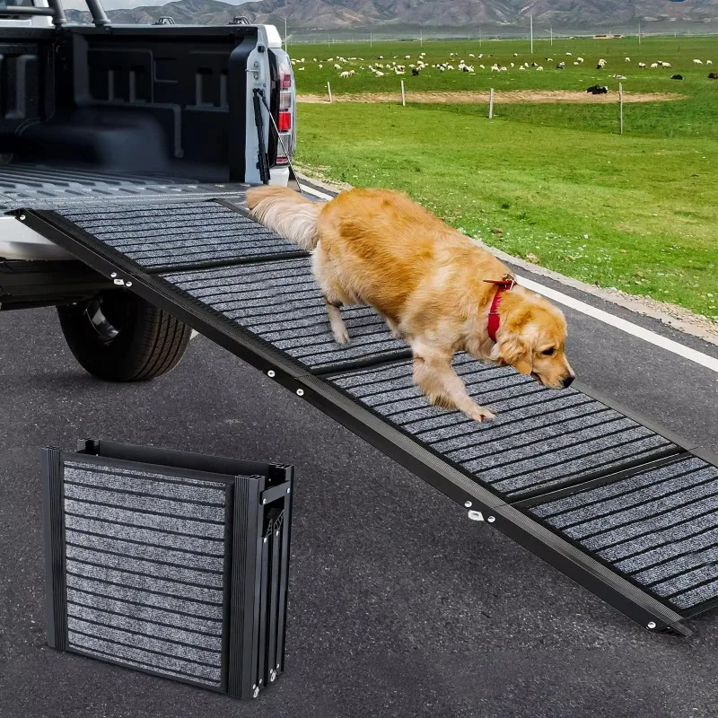 

Foldable dog ramp for large dogs Light pet ramp Stairs Portable dog car ramp Non-slip carpet surface