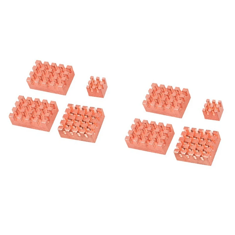 Refrigerador CPU com Fita Térmica, Dissipador para Raspberry Pi 5, 8 PCs, Mostrado