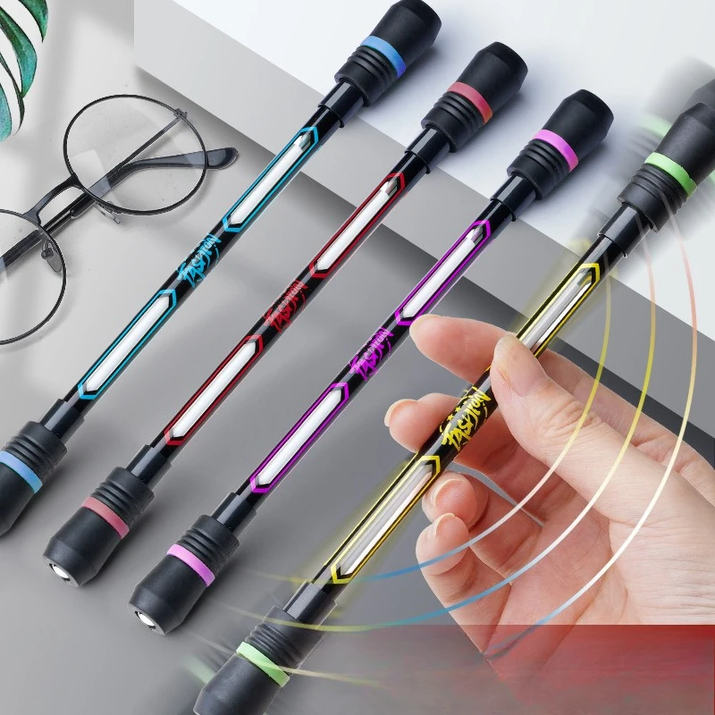 Reverse Rotating Pen Technology New Rotating Pen Can Write Balance Decompression Pen for Beginners