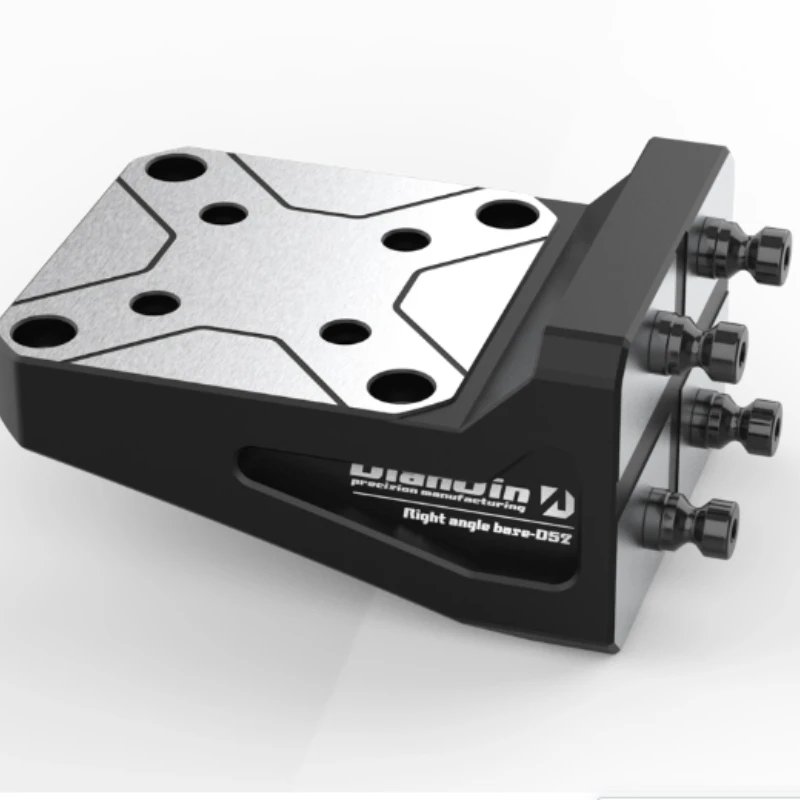 Apply To DJ-D52 Zero Point Right Angle Base Self Centering Vise Quick Change Four or Five Axis L-shaped Bridge Plate