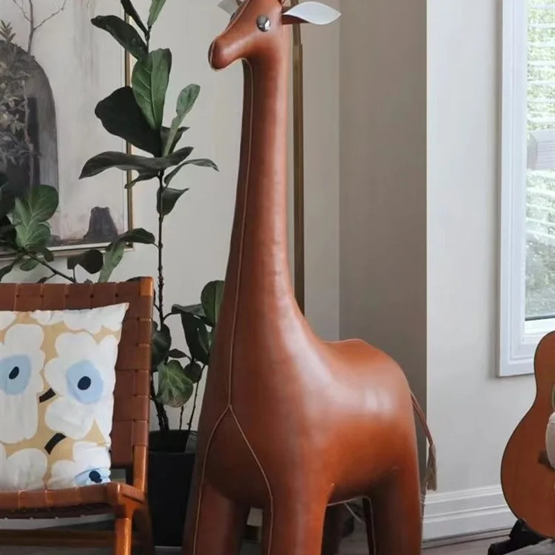 Lion giraffe animal stool shoe changing stool cute cute treasure lion elephant cartoon seat hippo