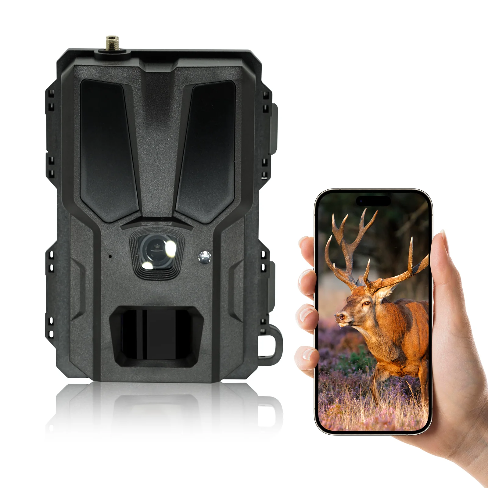 Willfine AI-Powered Photo Enhancement 4G Cellular FHD 0.4s Activate Speed Wildlife Detection Game Trap